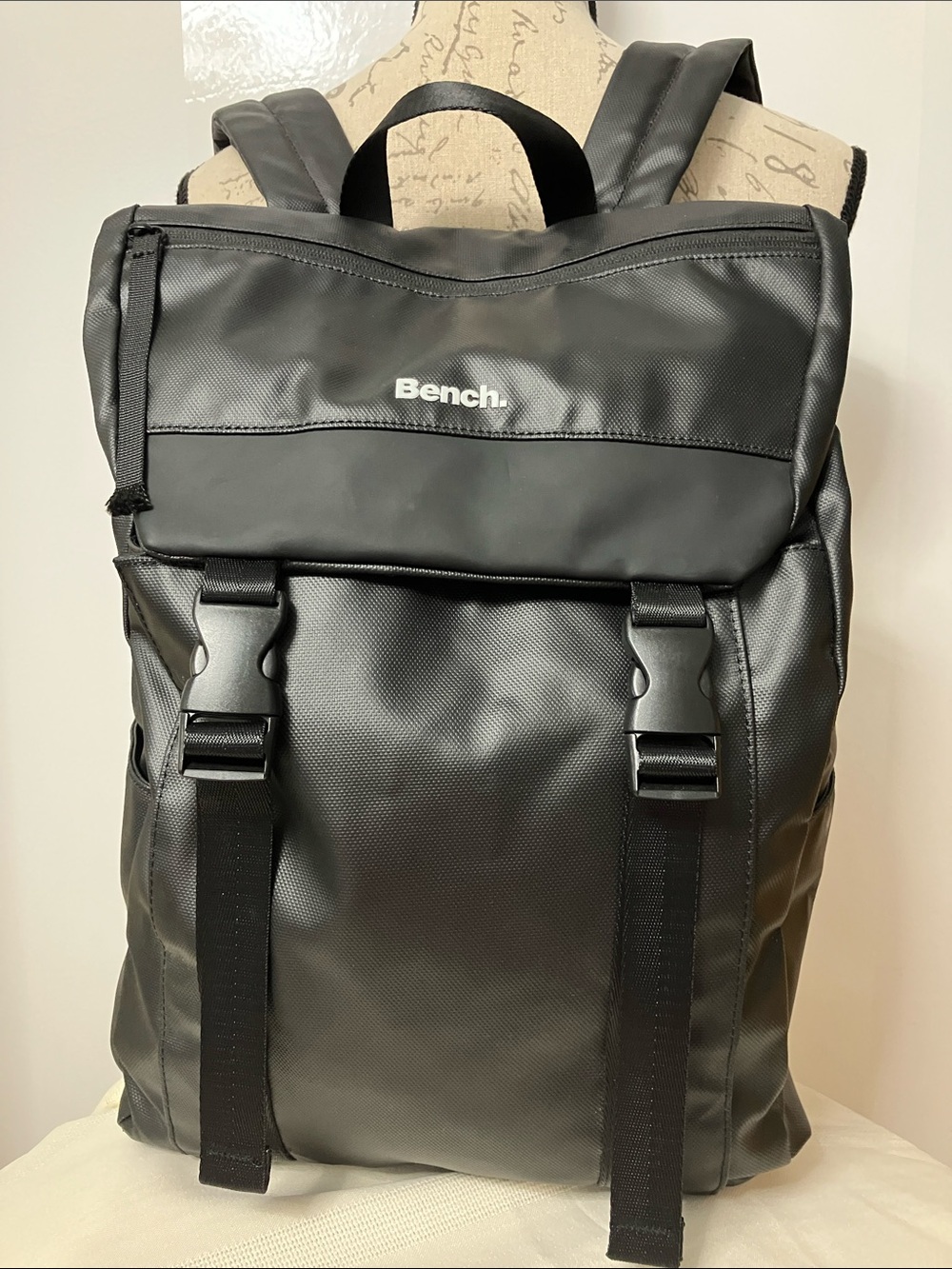 Bench Classic Large Laptop Backpack Midnight Black